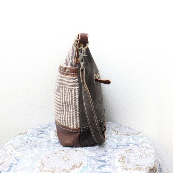 🆕Myra Bag KOFFEE Shoulder Bag Purse Upcylced Bag - Picture 6 of 8